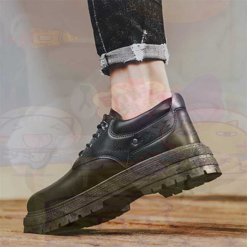 Outdoor Sport Name - Dark Natural Leather Fashion Trainers Tennis
