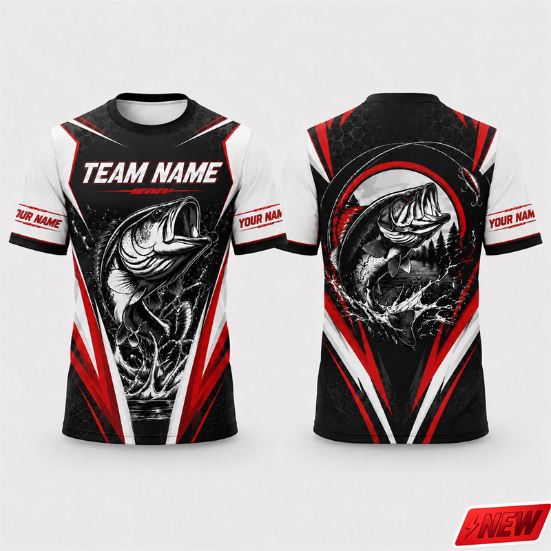 Custom Name Team Fishing Jerse - Outdoor Sport Name ulasan dan harga