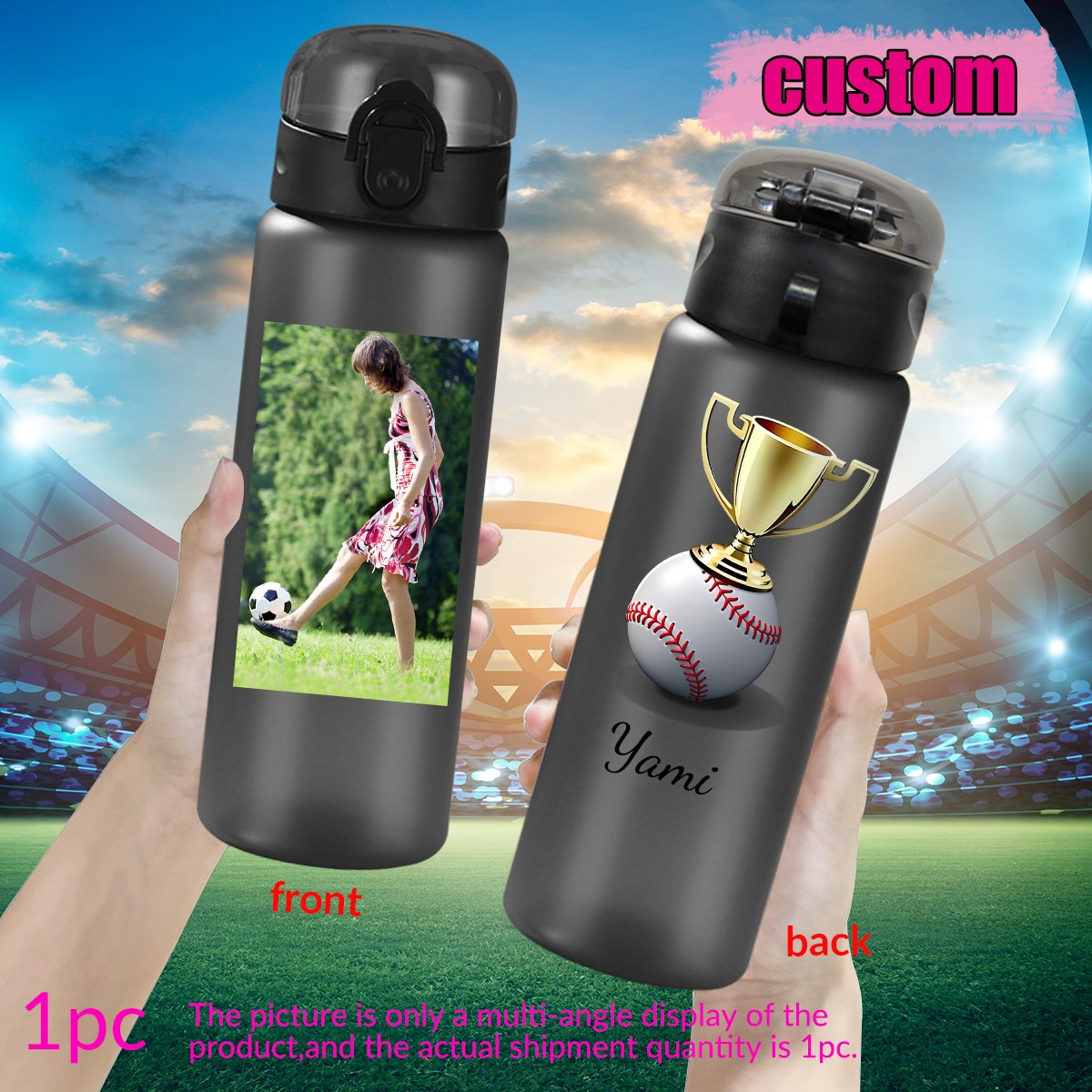 1pc Customized Photo Name 780m - Outdoor Sport Name ulasan dan harga