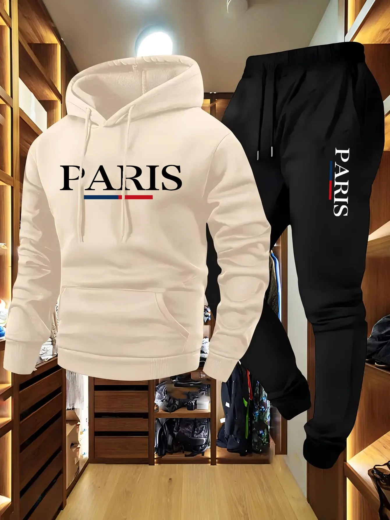 Fashion Men's Hoodie Gift 2-pi - Outdoor Sports Leisure ulasan dan harga