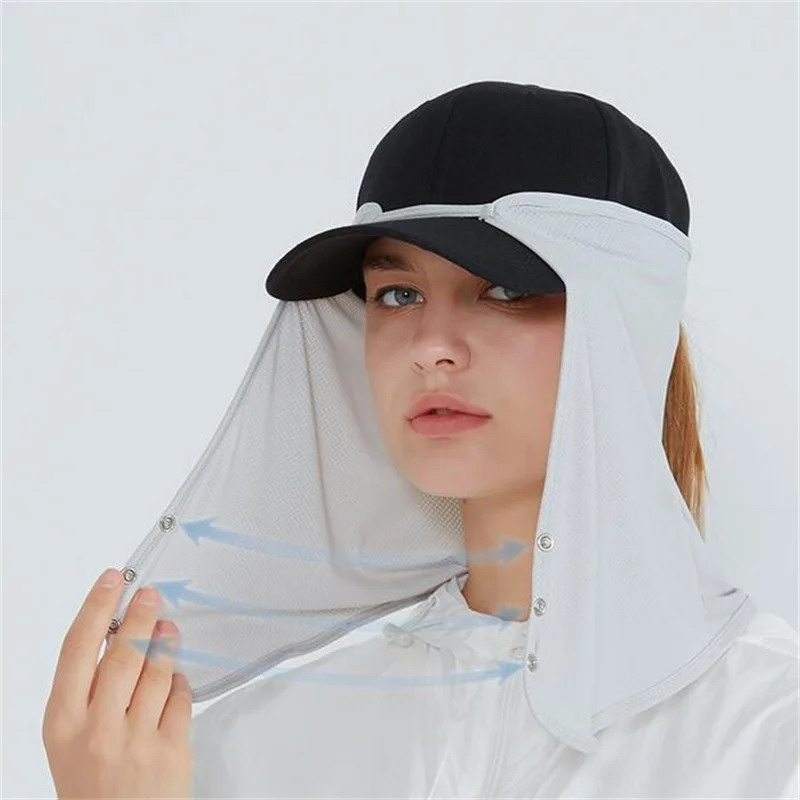 Quick Drying Fishing Cap Face  - Outdoor Sport Hat ulasan dan harga
