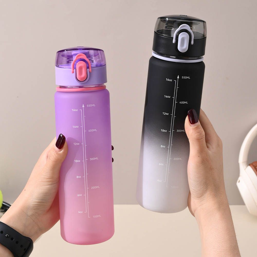 DIY 600ML Sport Bottle LOGO Na - Outdoor Sport Name ulasan dan harga