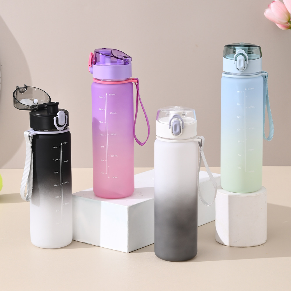 DIY 600ML Sport Bottle LOGO Na - Outdoor Sport Name ulasan dan harga