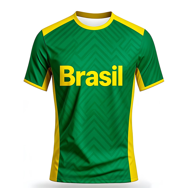 Brazil Football Jersey T-shirt - Outdoor Sport Name ulasan dan harga