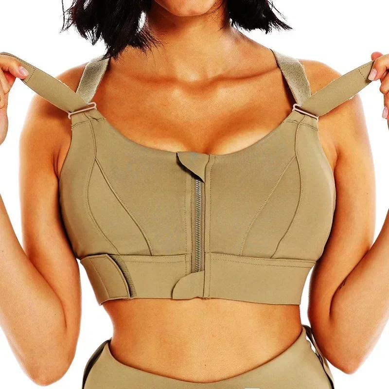 Front Zipper Women Sports Bra  - Trail Running Vest ulasan dan harga