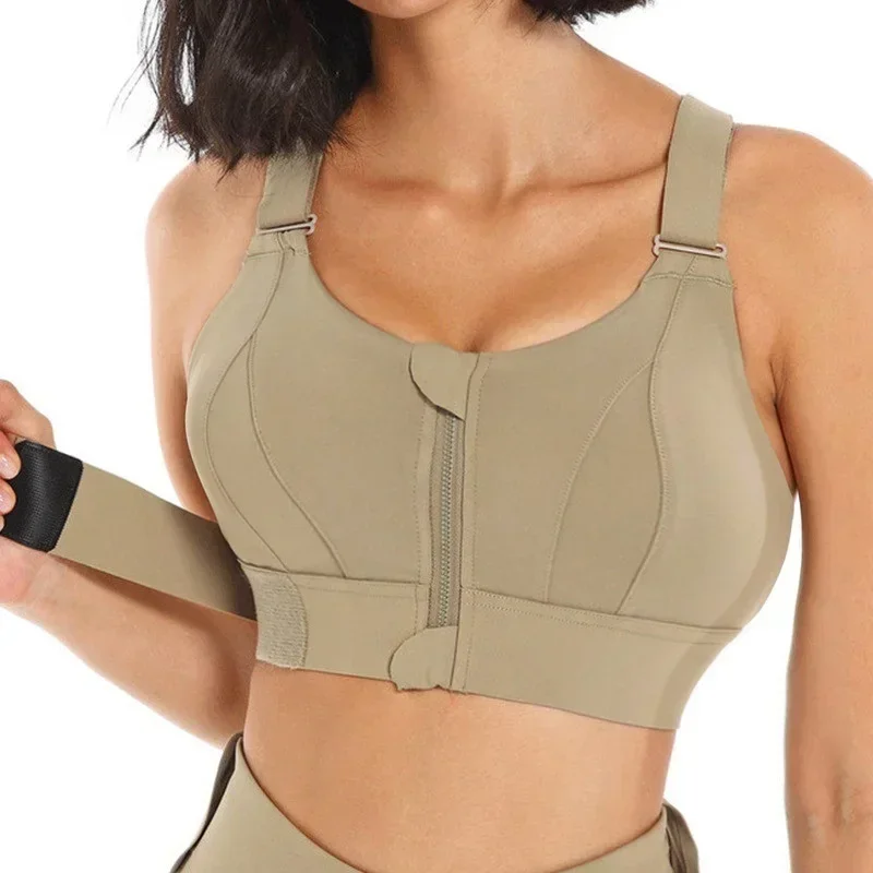 Front Zipper Women Sports Bra  - Trail Running Vest ulasan dan harga