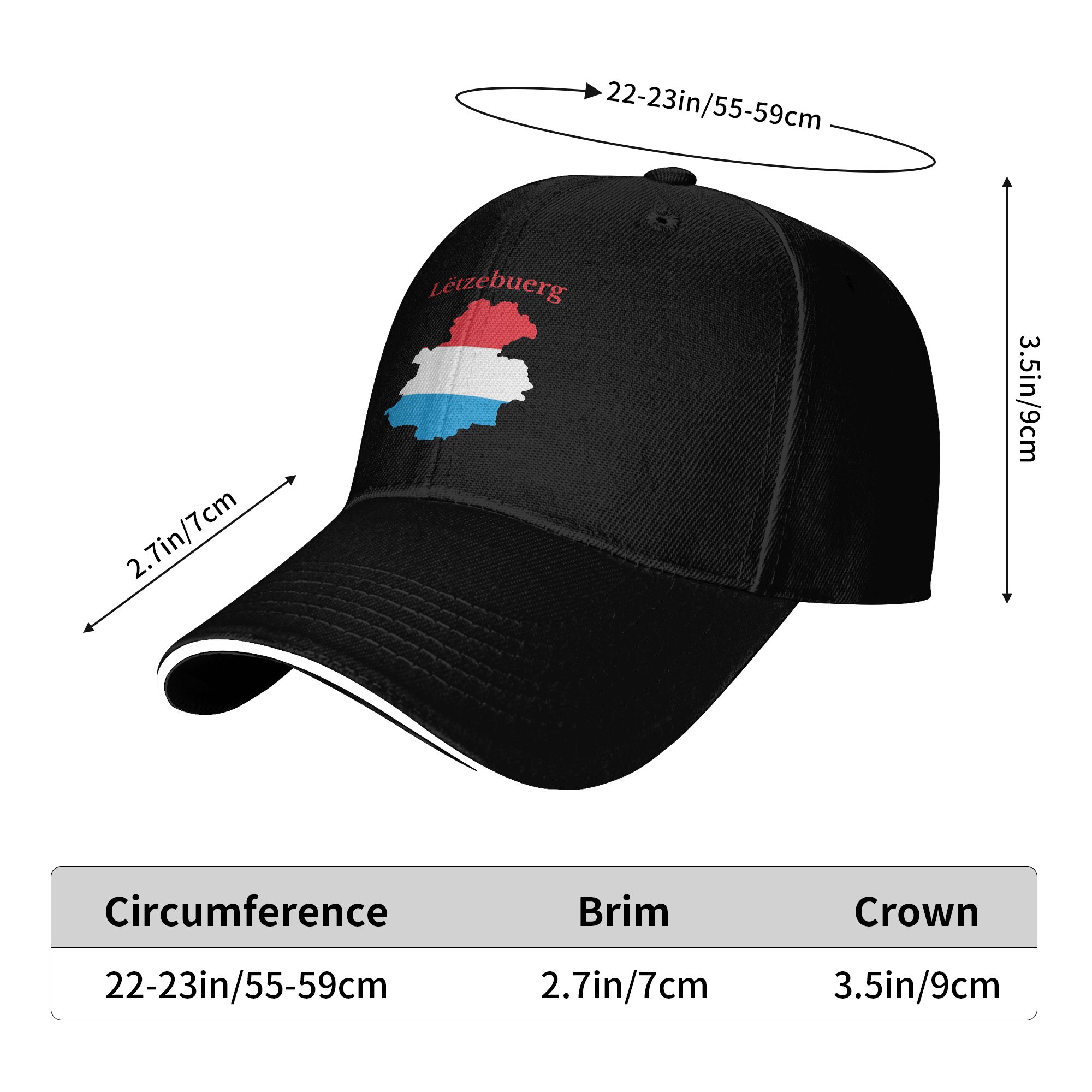Summer Casual Baseball Cap Lux - Outdoor Sport Luxembourg ulasan dan harga