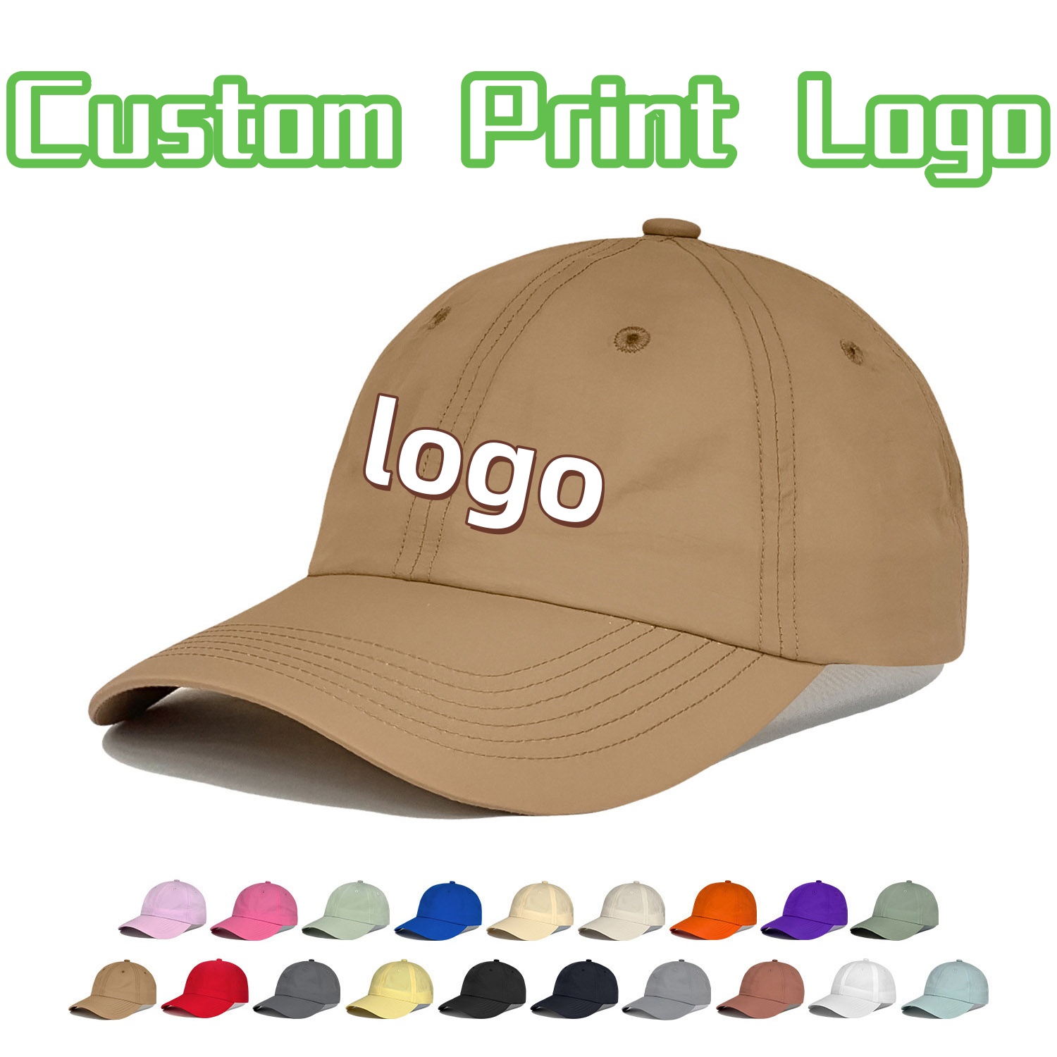 Customized Printed Logo Men An - Outdoor Sport Hat ulasan dan harga