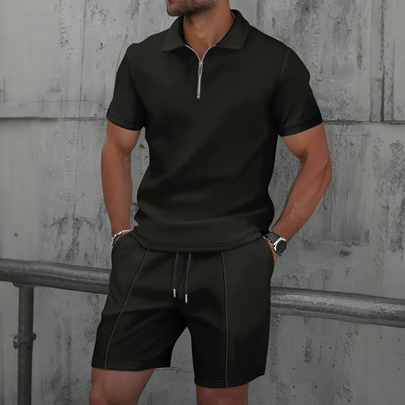 Summer Men Sports Polo Suit Sh - Outdoor Sports Leisure ulasan dan harga